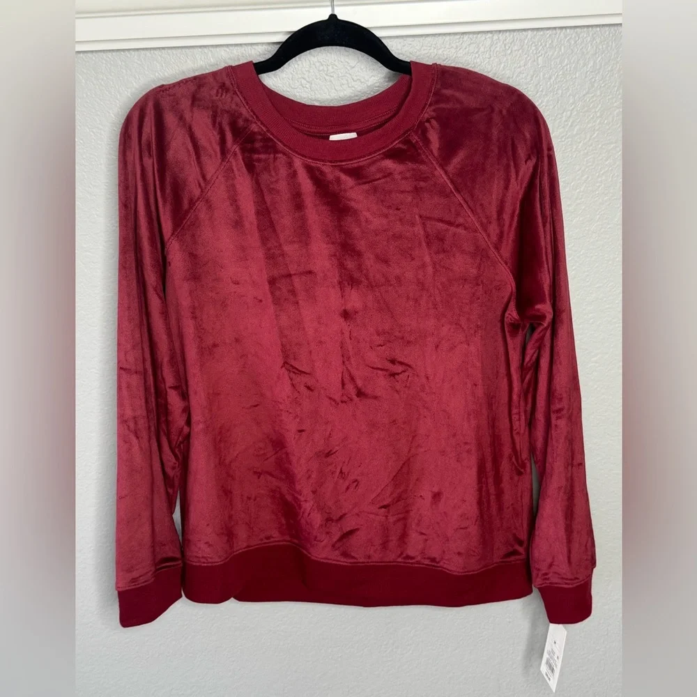 Stars Above Velvet Maroon Sweatshirt - Picture 2 of 5